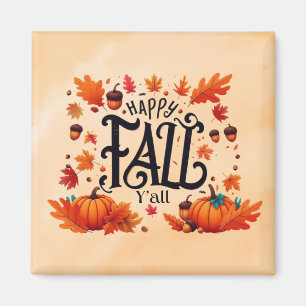 Happy Herfst Y'all classic Magneet