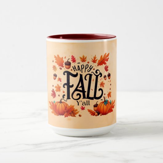 Happy Herfst Y'all classic Mok (Midden)