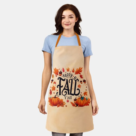 Happy Herfst Y'all classic Schort (Gedragen)