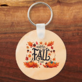 Happy Herfst Y'all classic Sleutelhanger (Voorkant)