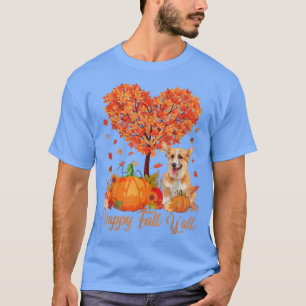 Happy Herfst YAll Corgi Dog Pumpkin Thanksgiving T-shirt