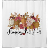 Happy Herfst Y'all Douchegordijn (Voorkant)