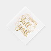 Happy Herfst Y'all Folie Servetten (Rechts)