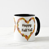 Happy Herfst Y'all: Gezellige herfstpompoen en bla Mok (Voorkant rechts)