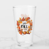 Happy Herfst Y'all Glas (Voorkant)