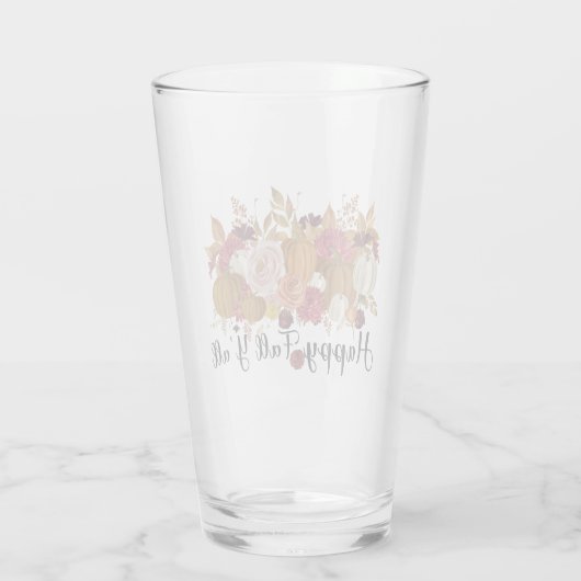 Happy Herfst Y'all Glas (Achterkant)