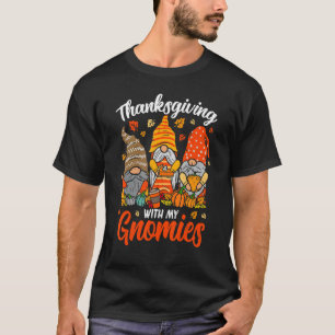 Happy Herfst Y'all Gnome Autumn Gnomes Pumpkin Spi T-shirt