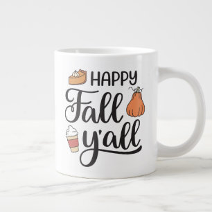 Happy Herfst Y'all Grote Koffiekop