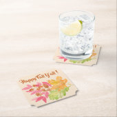 Happy Herfst Y'all ! herfstbladeren Kartonnen Onderzetters (Insitu)