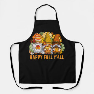 Happy Herfst Y'all herfstkabouters pompoen kruiden Schort