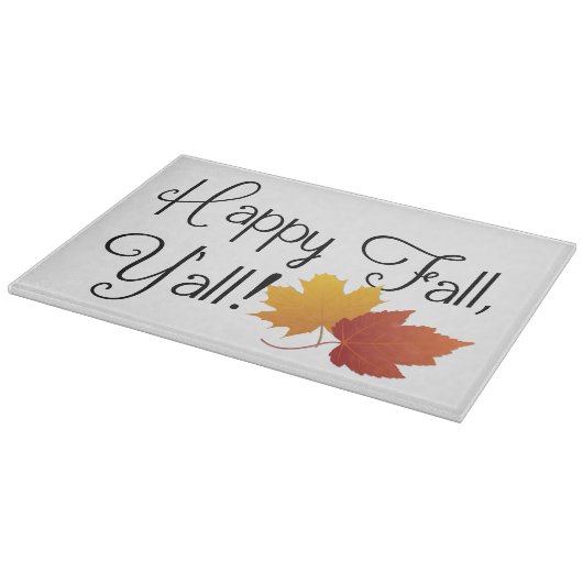 Happy Herfst Ya'll het is een herfst niet-Hallowee Snijplank (Hoek)