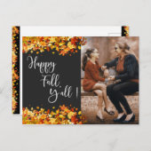 Happy Herfst Y'all Holiday Briefkaart (Voorkant / Achterkant)