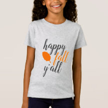 Happy Herfst Y'all Jeugd Kinder T-shirt