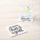 Happy Herfst Y'all Kartonnen Onderzetters (Insitu)