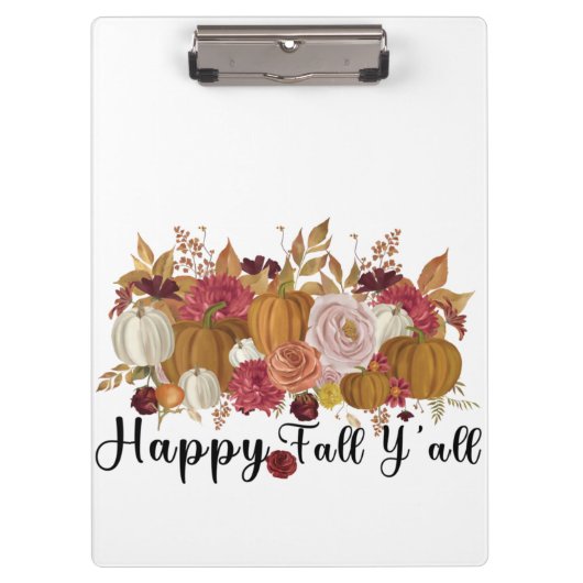 Happy Herfst Y'all Klembord (Voorkant)