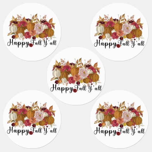 Happy Herfst Y'all Labels (Groep)