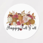 Happy Herfst Y'all Labels (Design 1)