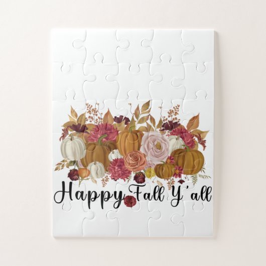 Happy Herfst Y'all Legpuzzel (Verticaal)