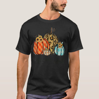 Happy Herfst Yall Leopard Pumpkins Pumpkin Aut T-shirt
