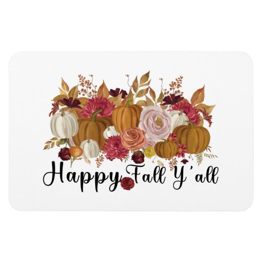 Happy Herfst Y'all Magneet (Horizontaal)