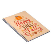 Happy herfst y'all notitieboek (Rechterzijde)