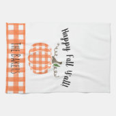 Happy Herfst Y'all Oranje Pset Kitchen Towel Theedoek (Horizontaal)