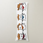 Happy Herfst Ya'll Pillow! Lichaamskussen (Voorkant Verticaal)