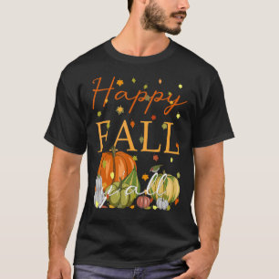 Happy Herfst Y'All Pumpkin & Autumn Leaves Thanksg T-shirt