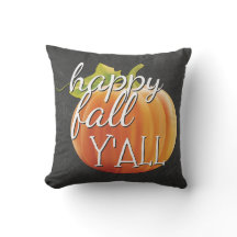 Happy Herfst Yall Pumpkin op het bord