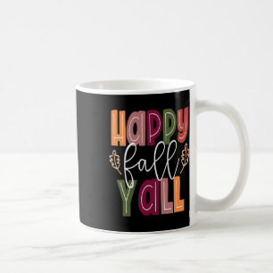 Happy Herfst Yall Pumpkin Thanksgiving Halloween C Koffiemok
