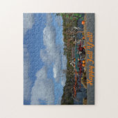 Happy Herfst Y'all Rustic Autumn Display Foto Legpuzzel (Verticaal)