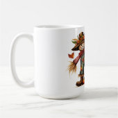 Happy Herfst Yall Schattigee vogelverschrikker en  Koffiemok (Links)