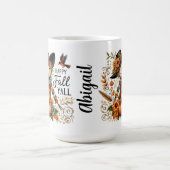 Happy Herfst Yall Schattigee vogelverschrikker en  Koffiemok (Center)