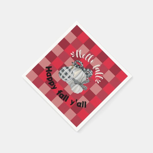 Happy Herfst Y'all Servet (Hoek)