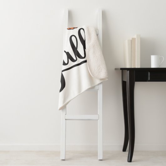 Happy Herfst Y'all Sherpa Deken (In situ)