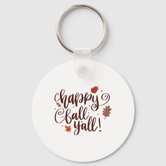 Happy Herfst Yall Sleutelhanger (Voorkant)