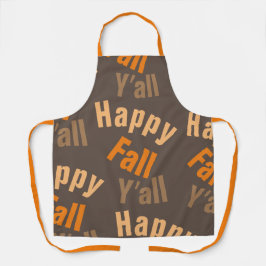 Happy Herfst Y'all Southern Autumn Greeting Schort