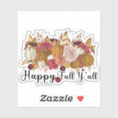 Happy Herfst Y'all Sticker (Vel)