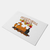 Happy Herfst Y'All Stoomtrein Pompoen Spoorweg Deurmat (Schuin)
