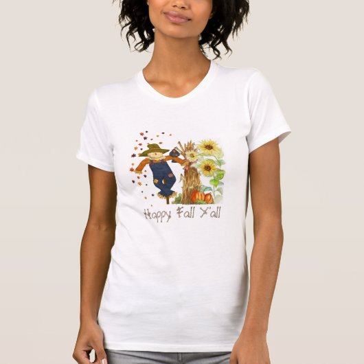 Happy Herfst Y'all T-shirt (Voorkant)