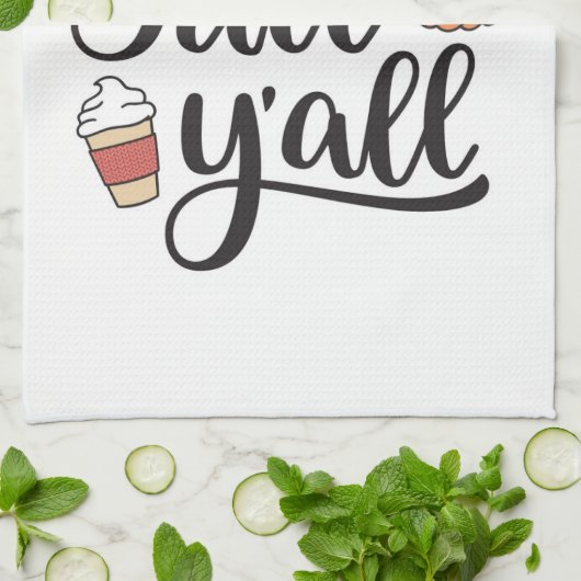 Happy Herfst Y'all Theedoek (Gevouwen)