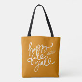 Happy Herfst Y'all Tote Bag (Achterkant)