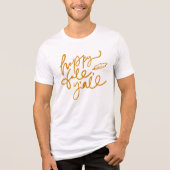 Happy Herfst Y'all Tri-Blend Shirt (Voorkant)