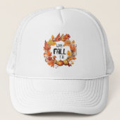 Happy Herfst Y'all Trucker Pet (Voorkant)