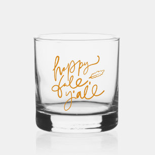 Happy Herfst Y'all Whisky Glas