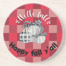 Happy herfst y'all zandsteen onderzetter