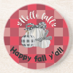 Happy herfst y'all zandsteen onderzetter