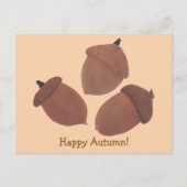 Happy hern Three Acorns Briefkaarten (Voorkant)