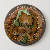 Happy Hibernation Cudly Beer Button (Voorkant)