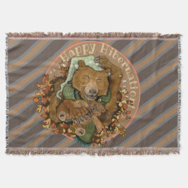 Happy Hibernnnation Cudly Beer Deken